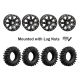 Terminator 29.5x10-14 Tires on STI HD9 Matte Black Beadlock Wheels