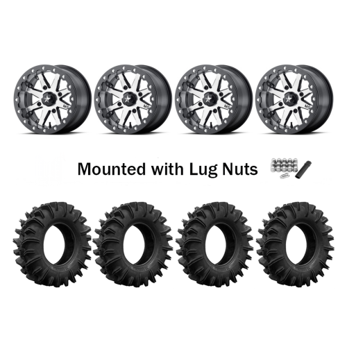 Terminator 29.5x10-14 Tires on MSA M21 Lok Beadlock Wheels