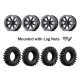 Terminator 29.5x10-14 Tires on MSA M31 Lok2 Beadlock Wheels