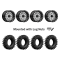 Terminator 32x10-14 Tires on MSA M37 Brute Beadlock Wheels