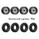 Terminator 29.5x10-14 Tires on MSA M37 Brute Beadlock Wheels