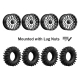 Terminator 29.5x10-14 Tires on MSA M38 Brute Wheels