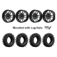 Terminator 29.5x10-14 Tires on MSA M43 Fang Wheels