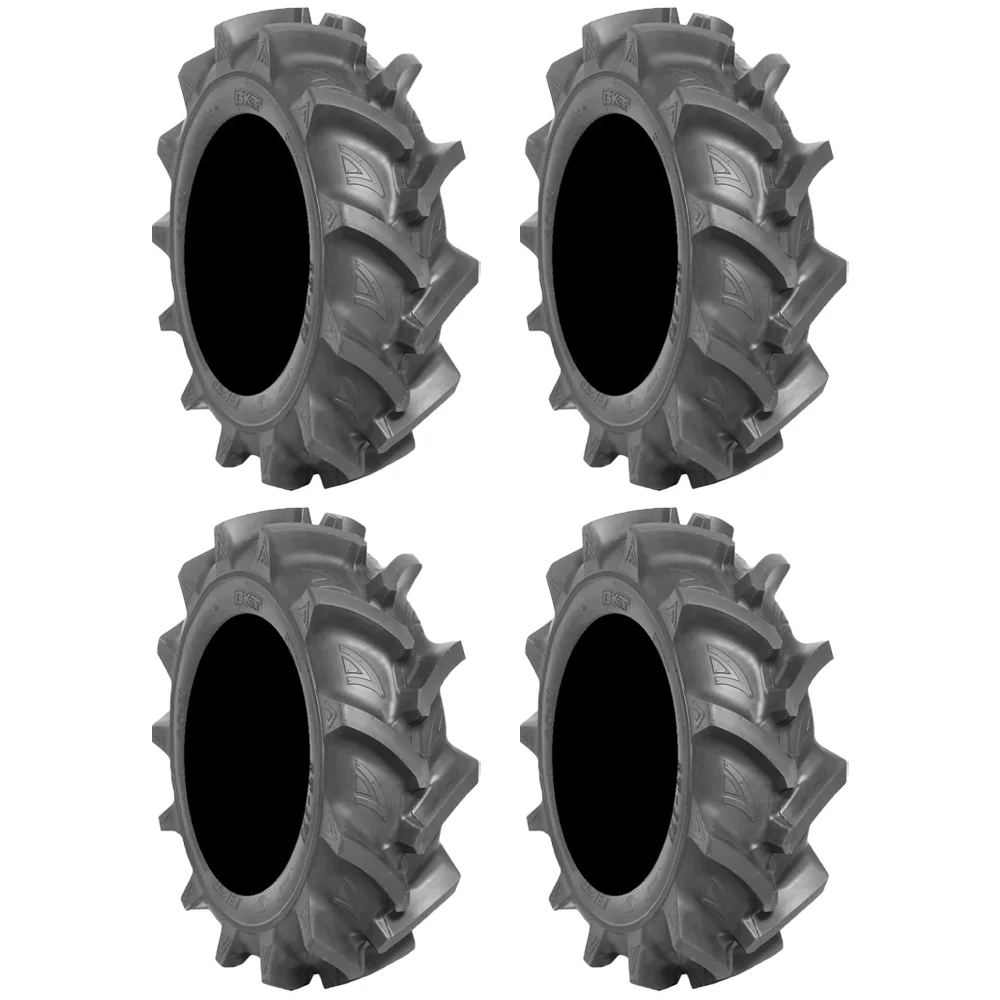 BKT AT 171 33x8-18 tires, full set of 4