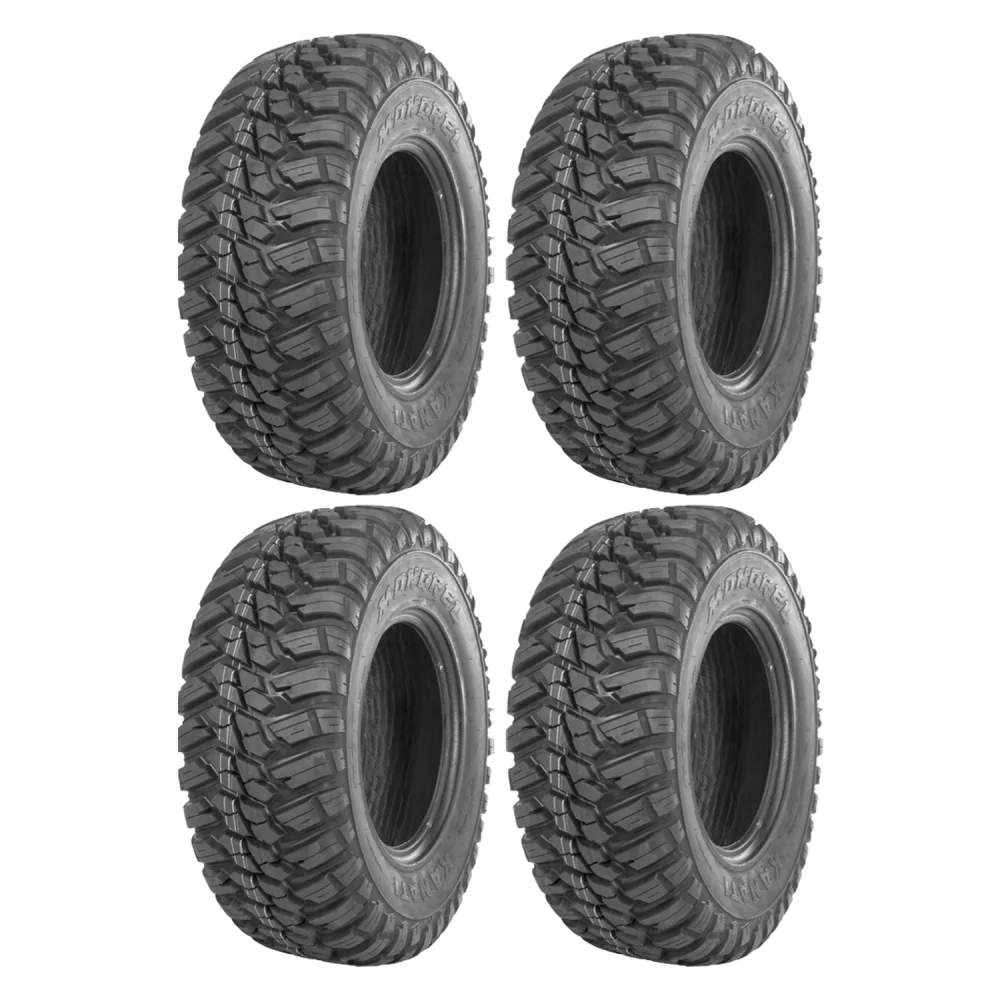 GBC Kanati Mongrel 28x10-15 tires, full set of 4