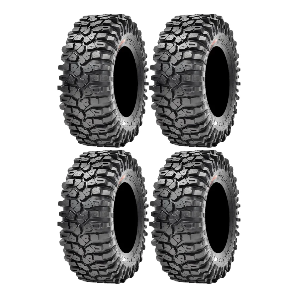 Maxxis Roxxzilla ML7 Radial (Competition) 35x10R-14 tires, full set of 4