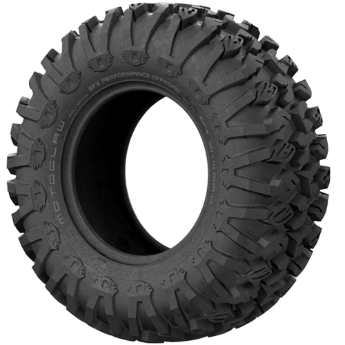 EFX Motoclaw 33x10-20 Tires on ST-3 System 3 Offroad Matte Black Wheels