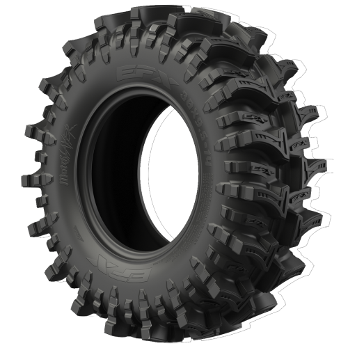 EFX MotoSlayer 40x10.5-24 Tires on MSA Shockwave Polished (24x10) Forged Wheels