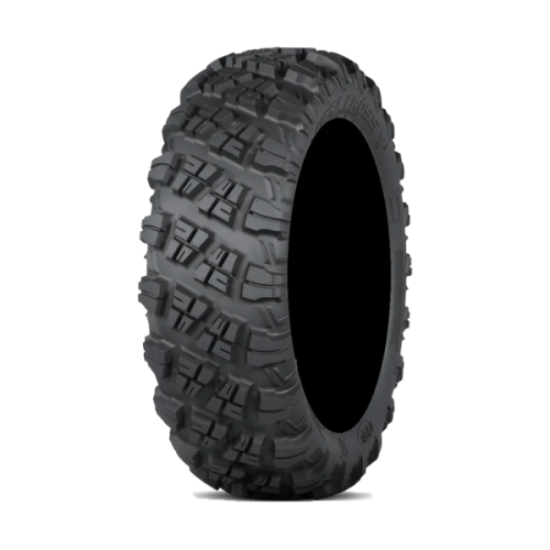 ITP Versa Cross V3 Tires 28x10-18 on MSA M46 Blade Gloss Black Milled Wheels