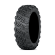 ITP Versa Cross V3 Tires 28x10-18 on MSA M46 Blade Gloss Black Milled Wheels