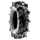 Terache Aztex XL 44x9.5-24 (8ply) Tires on Fuel Runner Candy Orange Wheels