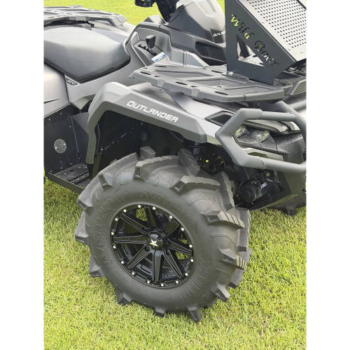Wild Boar Razorback M/T 30x9.5-14 (6-Ply) Mud Tires on SB-4 Matte Black Beadlock Wheels Wild Boar Razorback M/T 30x9.5-14 (6-Ply) Mud Tires on SB-4 Matte Black Beadlock Wheels