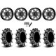 Assassinator Mud Tires 36x8-20 on American Force K07 Energy Black Forged Wheels