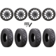 Atturo Trail Blade Boss 30x10-14 (8ply) Radial Tires on Frontline 223 Gunmetal Grey Beadlock Wheels