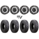 Atturo Trail Blade Boss 30x10-14 (8ply) Radial Tires on Frontline 223 Matte Black Beadlock Wheels