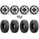 Atturo Trail Blade Boss 30x10-14 (8ply) Radial Tires on Frontline 556 Gloss Black Wheels