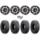 Atturo Trail Blade Boss 30x10-14 (8ply) Radial Tires on High Lifter HL3 Gloss Black Wheels