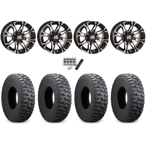Atturo Trail Blade Boss 30x10-14 (8ply) Radial Tires on High Lifter HL3 Machined Wheels