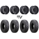 Atturo Trail Blade Boss 30x10-14 (8ply) Radial Tires on MSA M49 Creed Matte Black Wheels