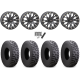 Atturo Trail Blade Boss 30x10-14 (8ply) Radial Tires on System 3 Offroad SB-4 Matte Black Beadlock Wheels