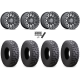 Atturo Trail Blade Boss 33x10-15 (8ply) Radial Tires on Fuel Cycle Gloss Gunmetal Wheels