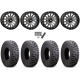 Atturo Trail Blade Boss 30x10-15 (8ply) Radial Tires on High Lifter HL25 Dark Tint Grey Wheels