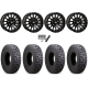 Atturo Trail Blade Boss 33x10-15 (8ply) Radial Tires on High Lifter HL25 Gloss Black Wheels