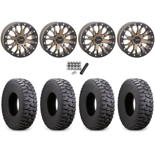 Atturo Trail Blade Boss 30x10-15 (8ply) Radial Tires on System 3 Offroad SB-4 Bronze Beadlock Wheels