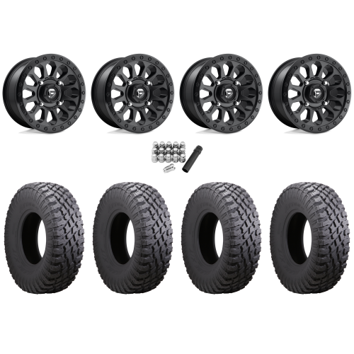 Atturo Trail Blade X/T 30x10-14 (8ply) Radial Tires on Fuel Vector Matte Black Wheels