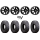 Atturo Trail Blade X/T 29x9-14 & 29x11-14 (8ply) Radial Tires on MSA M33 Clutch Satin Black Wheels