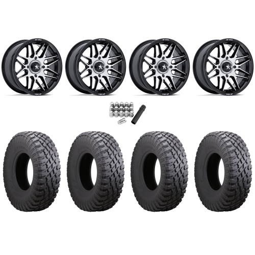 Atturo Trail Blade X/T 29x9-14 & 29x11-14 (8ply) Radial Tires on MSA M52 Radar Machined Wheels