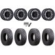 Atturo Trail Blade X/T 30x10-15 (8ply) Radial Tires on Fuel Rincon Blackout Beadlock Wheels