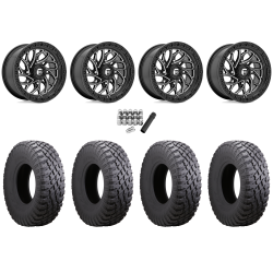 Atturo Trail Blade X/T 30x10-15 (8ply) Radial Tires on Fuel Runner Gloss Black Milled Wheels