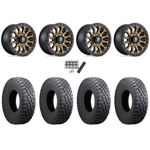 Atturo Trail Blade X/T 30x10-15 (8ply) Radial Tires on Fuel Vector Matte Bronze Wheels