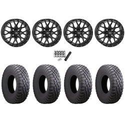 Atturo Trail Blade X/T 30x10-15 & 30x11-15 (8ply) Radial Tires on ITP Hurricane Satin Black Wheels