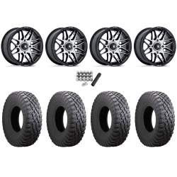 Atturo Trail Blade X/T 32x10-15 (8ply) Radial Tires on MSA M52 Radar Machined Wheels