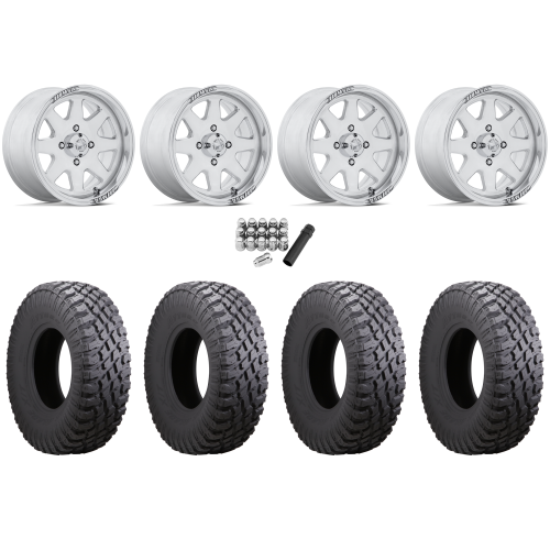 Atturo Trail Blade X/T 35x10-15 (8ply) Radial Tires on MSA M54 Spark Polished Wheels