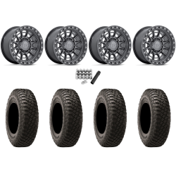 BFGoodrich Mud-Terrain KM3 30x10-15 (8ply) Radial Tires on Fuel Cycle Gloss Gunmetal Wheels