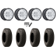 BFGoodrich Mud-Terrain KM3 30x10-15 (8ply) Radial Tires on Fuel Piston Hyper Silver Machined Wheels