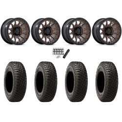 BFGoodrich Mud-Terrain KM3 30x10-15 (8ply) Radial Tires on Fuel Piston Matte Bronze Wheels