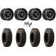 BFGoodrich Mud-Terrain KM3 30x10-15 (8ply) Radial Tires on MSA M55 Commander Gloss Black Milled Wheels