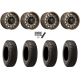 BFGoodrich Mud-Terrain KM3 30x10-15 (8ply) Radial Tires on MSA M55 Commander Gloss Bronze Milled Wheels
