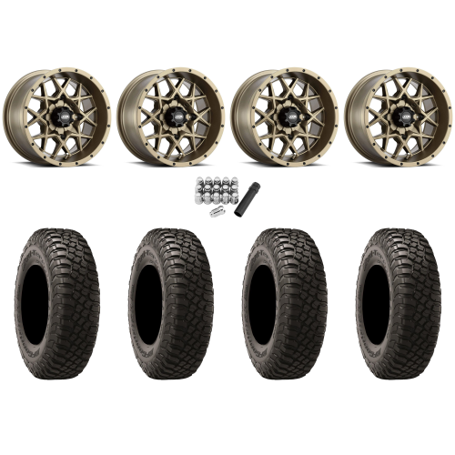 BFGoodrich Mud-Terrain KM3 35x11-15 (8ply) Radial Tires on ITP Hurricane Bronze Wheels