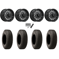 BFGoodrich Mud-Terrain KM3 32x10-15 (8ply) Radial Tires on MSA M53 Bolo Gloss Black Milled Beadlock Wheels