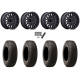 BFGoodrich Mud-Terrain KM3 35x11-15 (8ply) Radial Tires on MSA M49 Creed Matte Black Wheels
