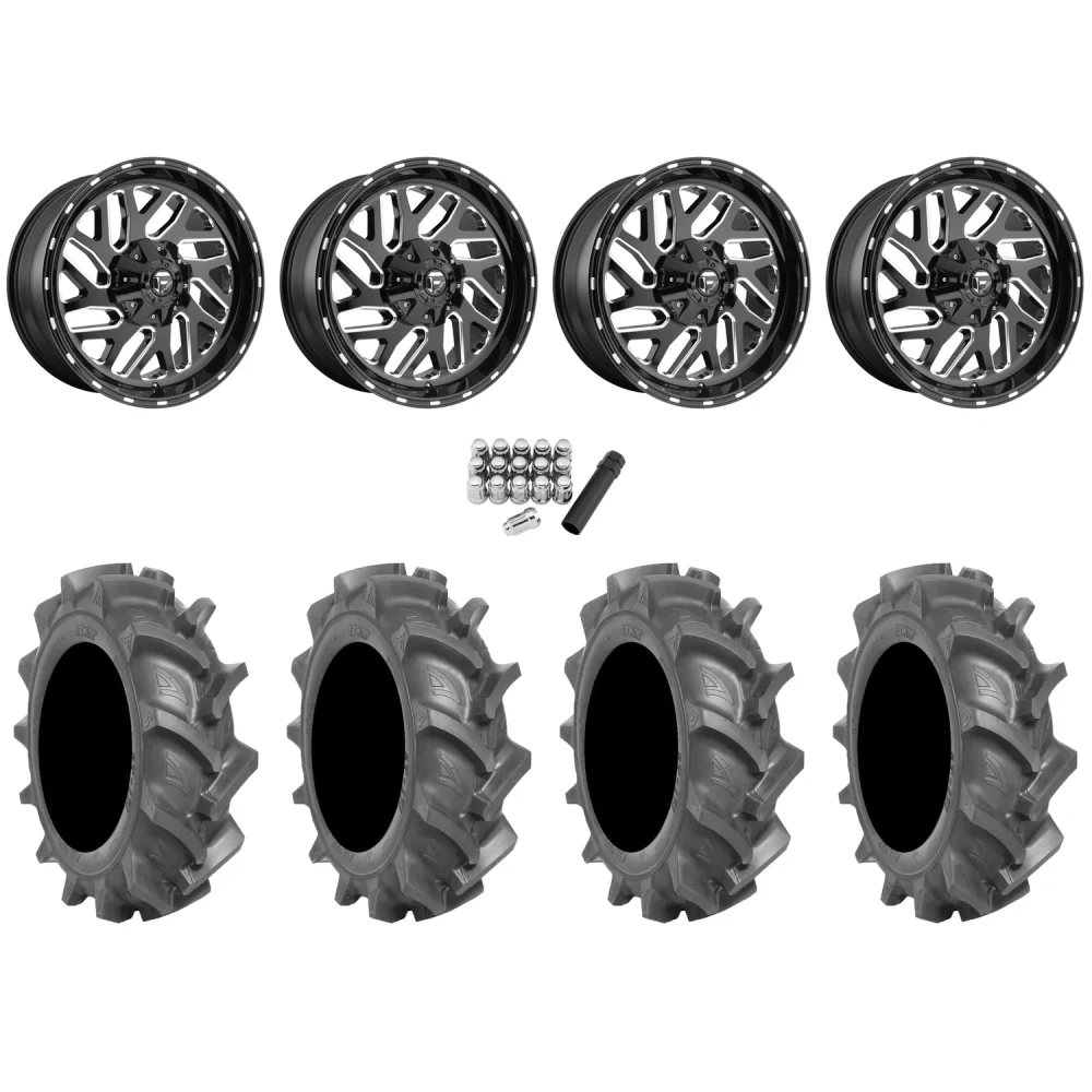 BKT AT 171 31x9-16 Tires on Fuel Triton Wheels, complete kit