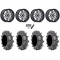 BKT AT 171 31x9-16 Tires on MSA M52 Radar Machined Wheels