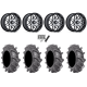 BKT AT 171 28x9-14 Tires on MSA M52 Radar Machined Wheels