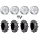 BKT AT 171 30x9-14 Tires on MSA M54 Spark Polished Wheels