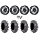 BKT AT 171 35x9-20 Tires on MSA M55 Commander Gloss Black Milled Wheels